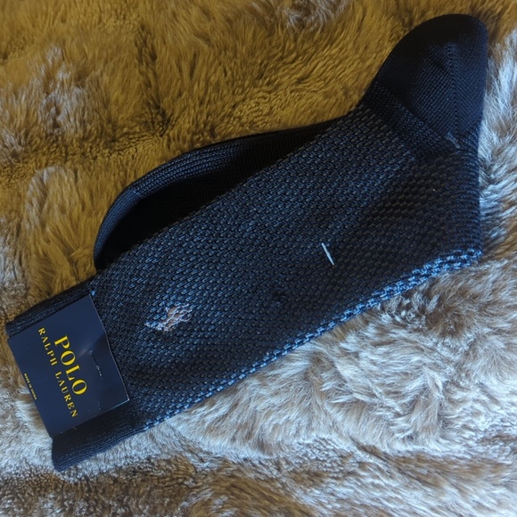 Polo by Ralph Lauren Navy Blue Socks - Picture 1 of 4